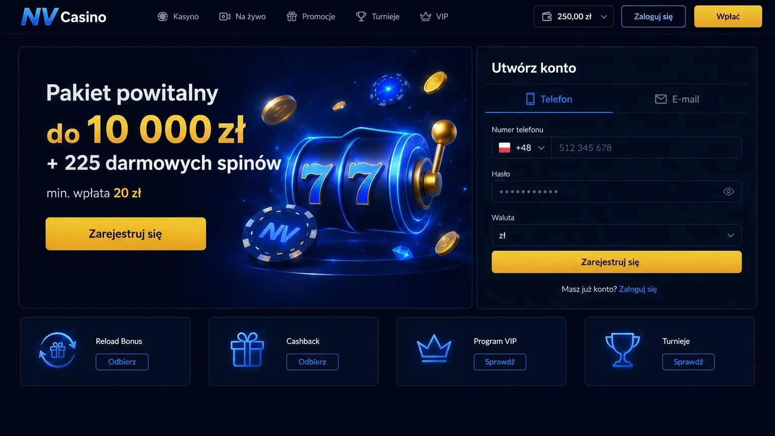 NV Casino logowanie – podstawy logowania