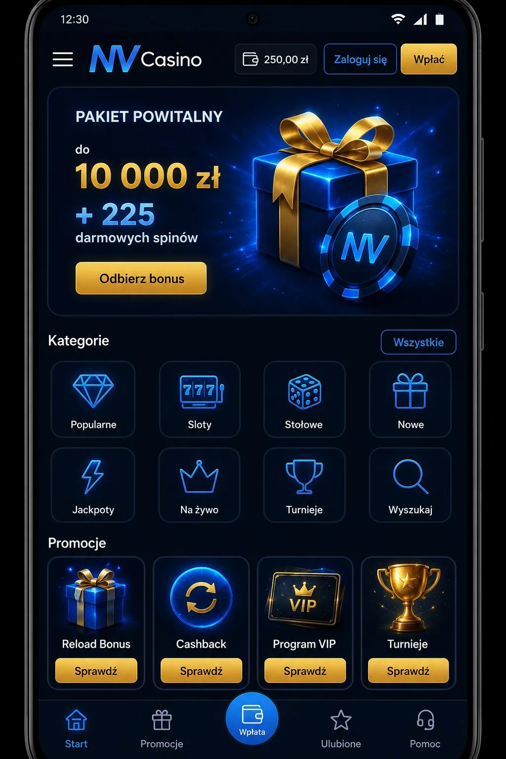 NV Casino aplikacja – instalacja na Androidzie