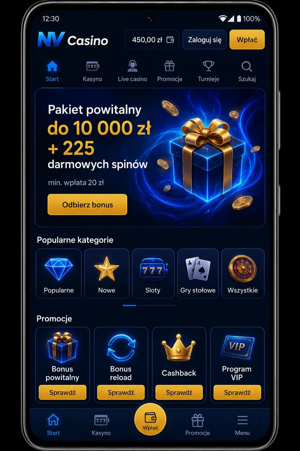 NV Casino logowanie na telefonie