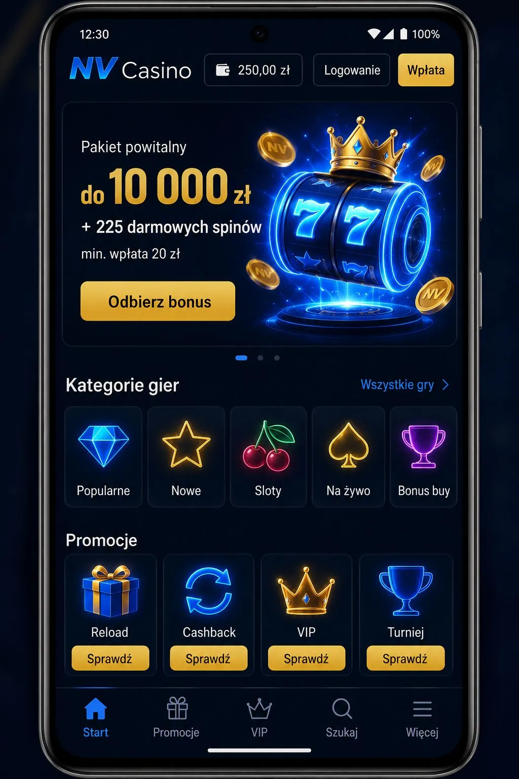 NV Casino aplikacja – jak pobrać